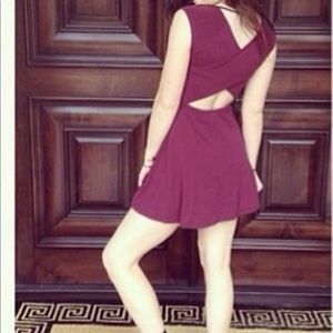 Cross Back Skater Dress